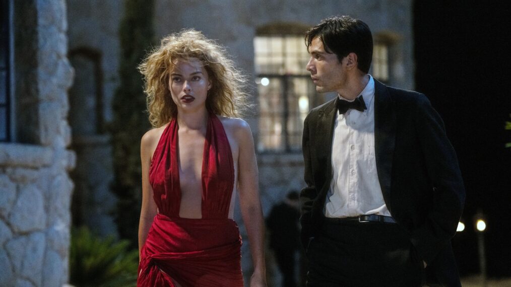 Margot Robbie and Diego Calva in 'Babylon'