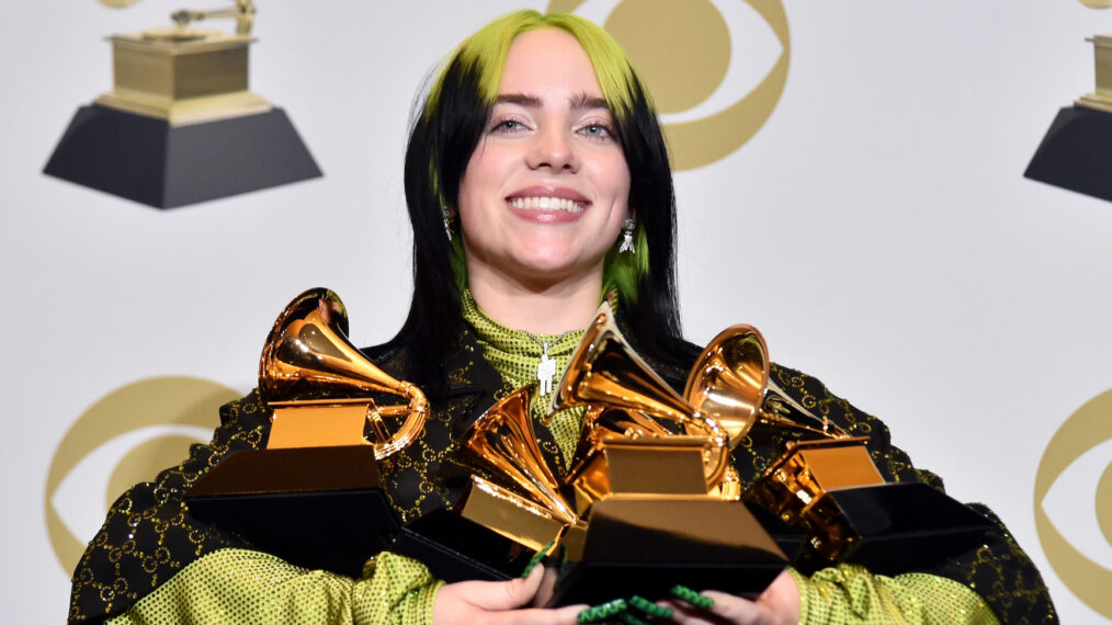 Billie Eilish at the 62nd Annual Grammy Awards in 2020