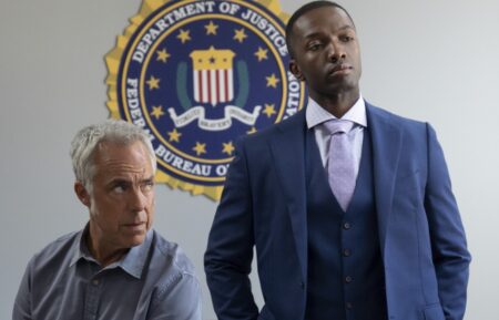 Titus Welliver and Jamie Hector in 'Bosch'