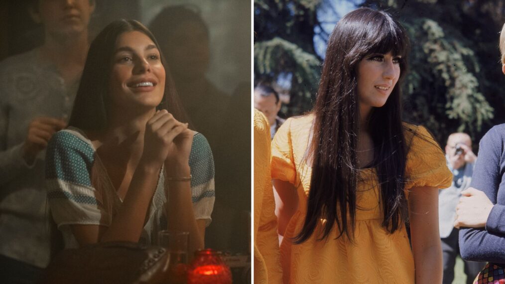 Camila Dunne (Camila Morrone) in 'Daisy Jones & The Six' vs. Cher