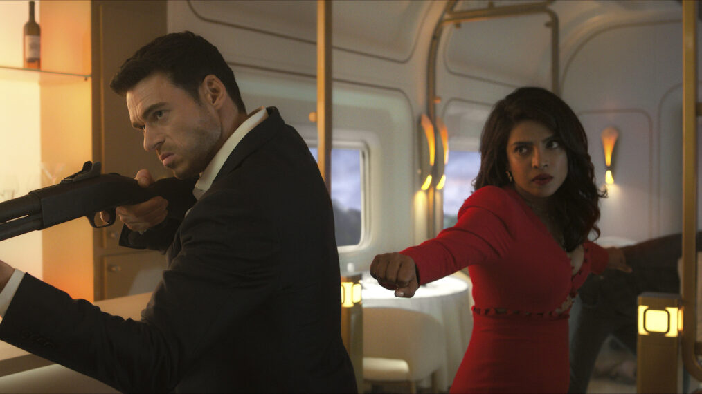 Richard Madden and Priyanka Chopra Jonas in 'Citadel'