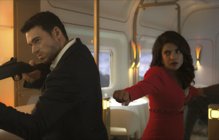 Richard Madden and Priyanka Chopra Jonas in 'Citadel'