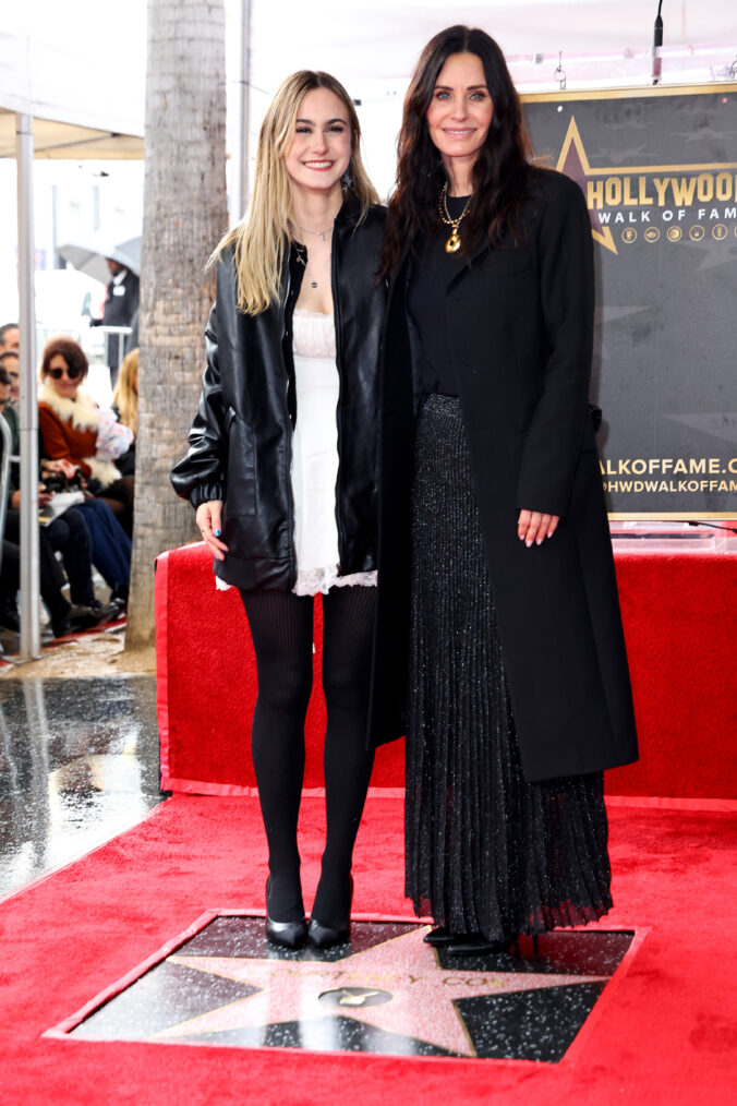 Courteney Cox, with daughter Coco Arquette, Honored With Star On The Hollywood Walk Of Fame