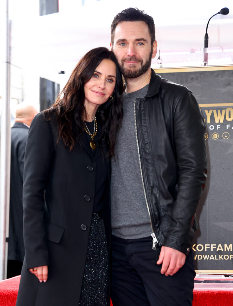 Courteney Cox, with Johnny McDaid, Honored With Star On The Hollywood Walk Of Fame