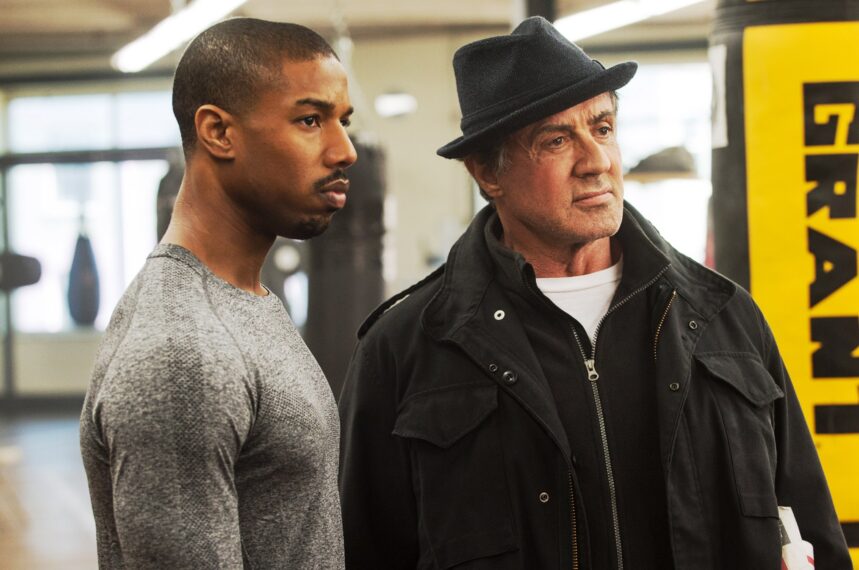 Michael B. Jordan and Sylvester Stallone in 'Creed'