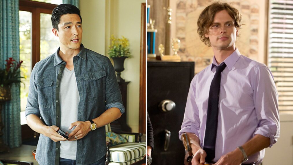 Daniel Henney and Matthew Gray Gubler in 'Criminal Minds'