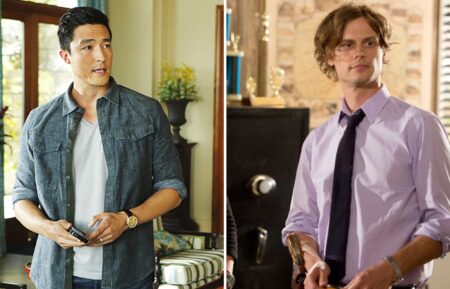 Daniel Henney and Matthew Gray Gubler in 'Criminal Minds'