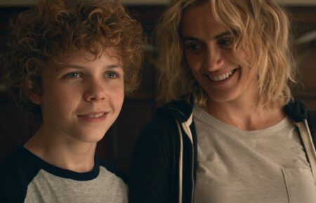 Colin O'Brien and Taylor Schilling in 'Dear Edward'