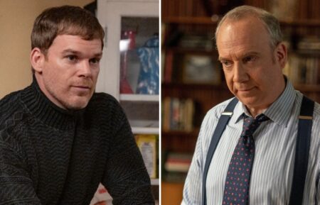 Michael C. Hall in 'Dexter: New Blood' and Paul Giamatti in 'Billions'