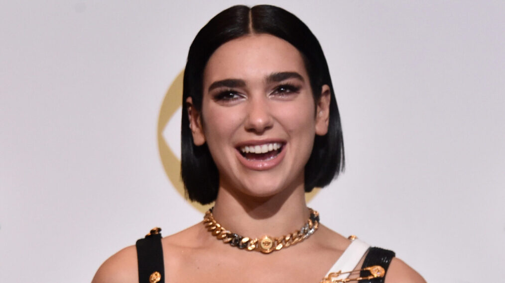 Dua Lipa at the 61st Annual Grammy Awards in 2019