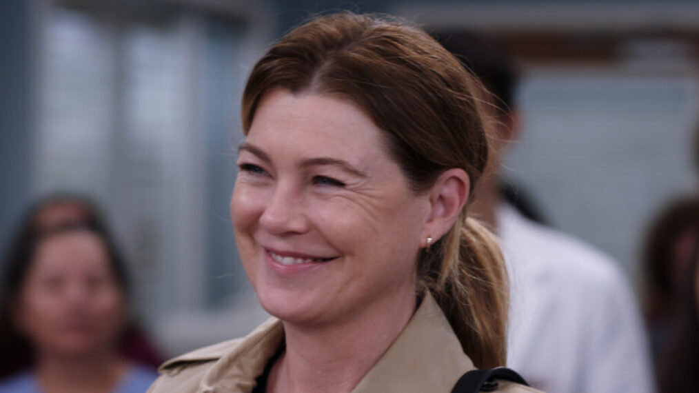 Ellen Pompeo as Meredith Grey in Grey's Anatomy