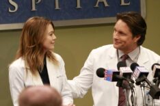 Ellen Pompeo and Martin Henderson on Grey's Anatomy