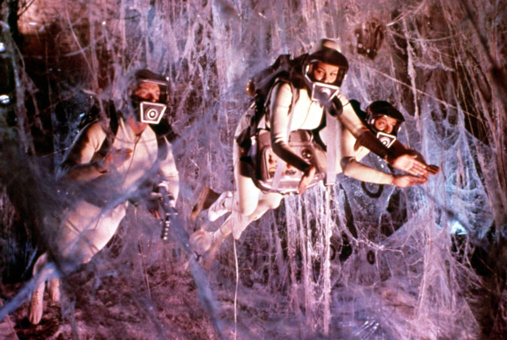 Stephen Boyd, Raquel Welch & Donald Pleasence in 'Fantastic Voyage,' 1966