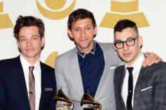 Nate Ruess, Andrew Dost, and Jack Antonoff of Fun at the 55th Annual Grammy Awards in 2013