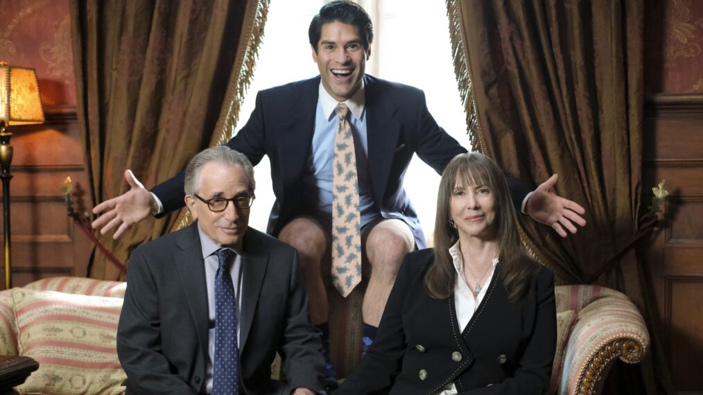 Chip Zein, Asher Grodman, and Laraine Newman in 'Ghosts' Season 2