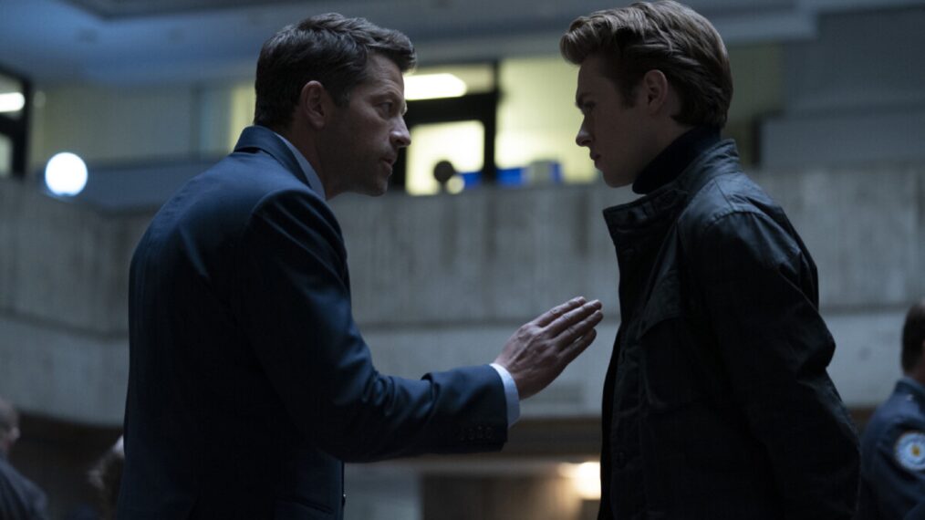 Misha Collins and Oscar Morgan in 'Gotham Knights'