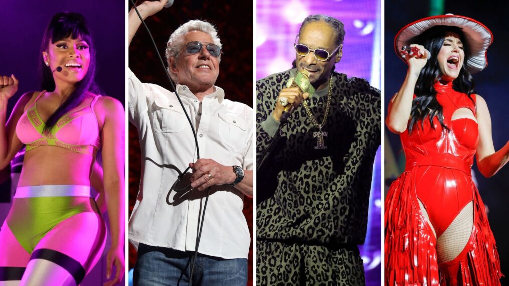 Nicki Minaj; Roger Daltrey; Snoop Dogg; Katy Perry