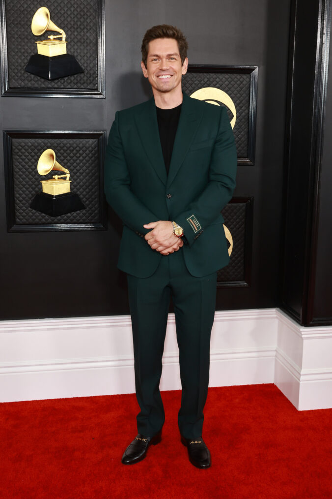 Steve Howey at the 2023 Grammys
