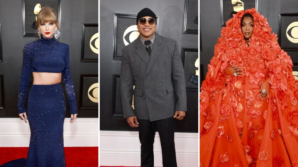 Taylor Swift, LL Cool J and Lizzo at the 2023 Grammys