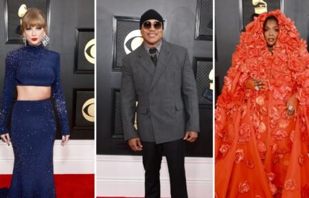 Taylor Swift, LL Cool J and Lizzo at the 2023 Grammys