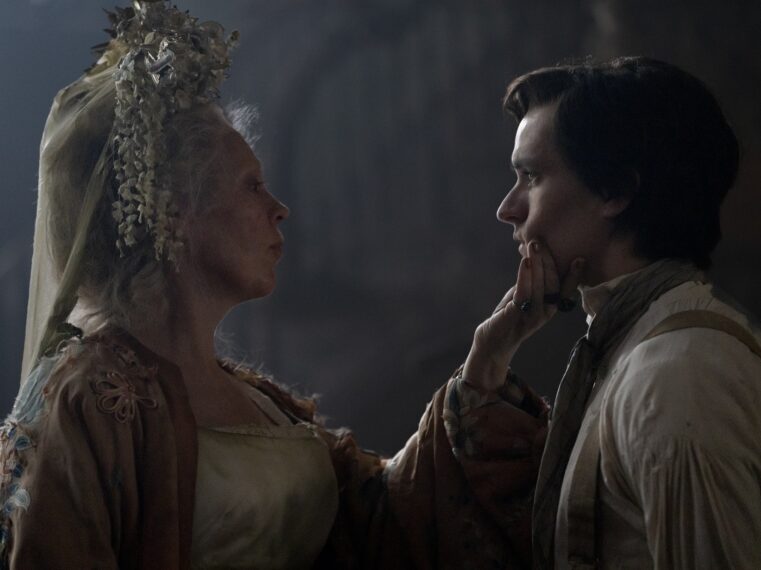 Olivia Colman and FIonn Whitehead in 'Great Expectations'