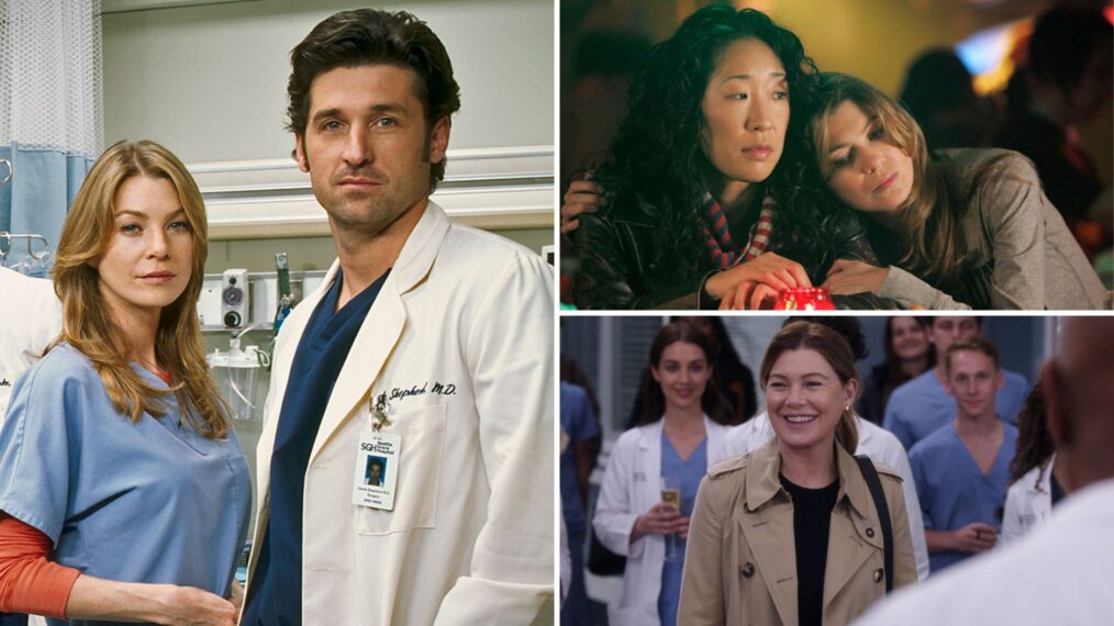 Ellen Pompeo, Patric Dempsey, and Sandra Oh for 'Grey's Anatomy'