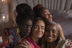 Shoniqua Shandai (Angie), Grace Byers (Quinn), Meagan Good (Camille) & Jerrie Johnson (Tye) in 'Harlem' Season 2