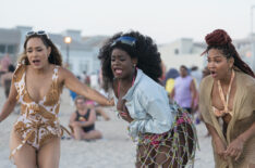 Grace Byers, Shoniqua Shandai & Meagan Good in 'Harlem' Season 2