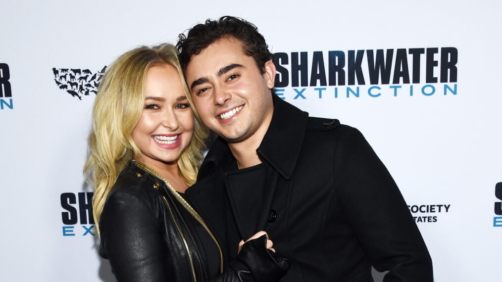 Hayden and Jansen Panettiere at screening