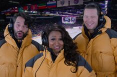 Nick Kroll, Wanda Sykes, and Ike Barinholtz in 'History of the World, Part II'