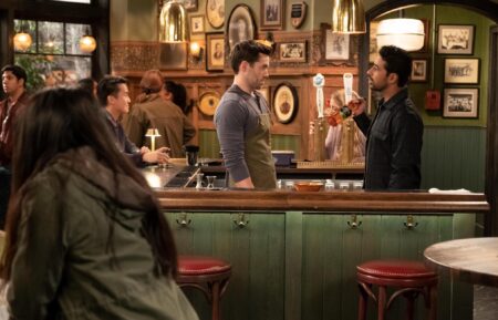 Tom Ainsley and Suraj Sharma in 'How I Met Your Father'