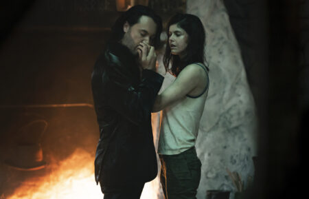 Jack Huston and Alexandra Daddario in 'Mayfair Witches'