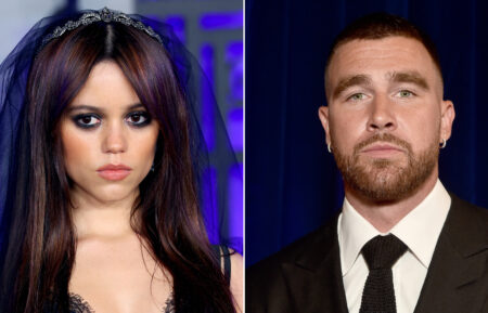 Jenna Ortega and Travis Kelce