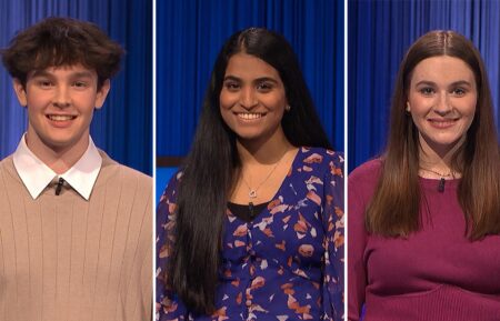 Justin Bolsen, Shriya Yarlagadda and Teagan O'Sullivan for 'Jeopardy!'