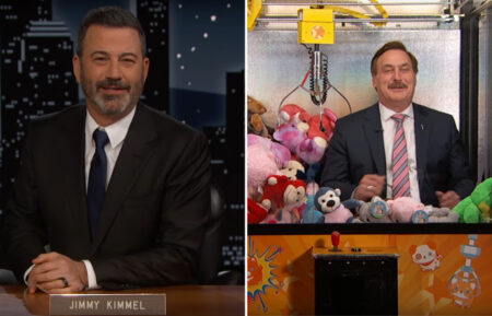 Jimmy Kimmel interviews Mike Lindell on Jimmy Kimmel Live!