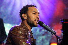 John Legend performs on Jimmy Kimmel Live in November 2006