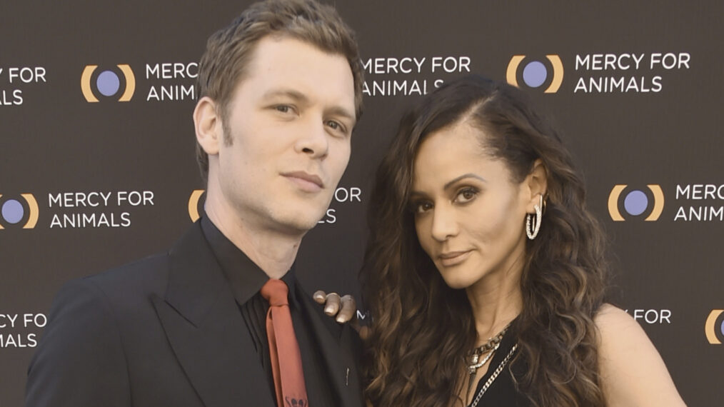 Joseph Morgan and Persia White