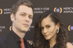 Joseph Morgan and Persia White