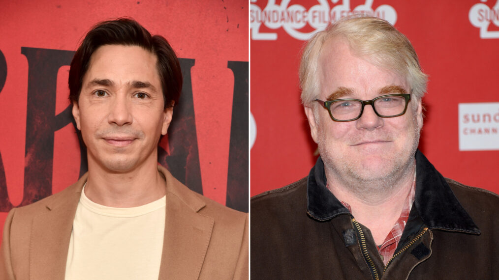 Justin Long and Philip Seymour Hoffman