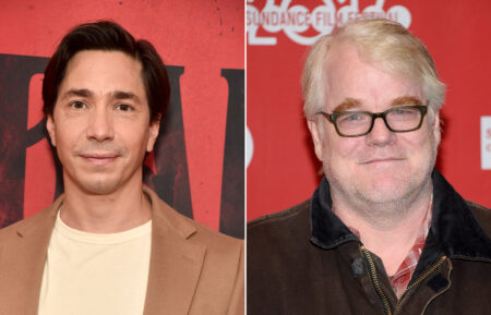 Justin Long and Philip Seymour Hoffman