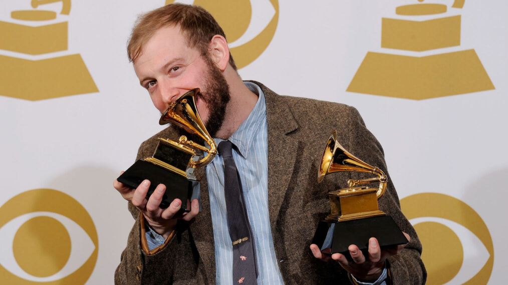 Justin Vernon of Bon Iver at the 54th Annual Grammy Awards in 2012