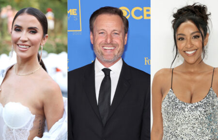 Kaitlyn Bristowe, Chris Harrison, and Tayshia Adams