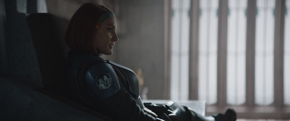 Katee Sackhoff as Bo-Katan Kryze in The Mandalorian Season 3