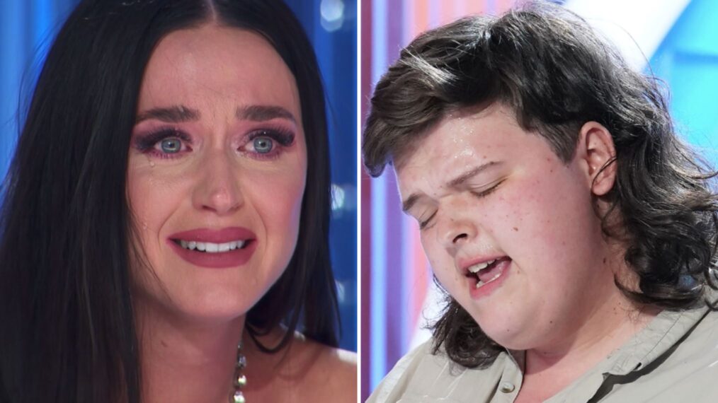 'American Idol' judge Katy Perry reacts to Trey Louis audition