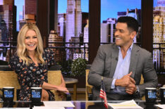 Kelly Ripa and Mark Consuelos on 'Live'