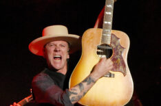 Kiefer Sutherland performs on his 'Not Enough Whiskey' Tour at Bowery Ballroom on May 25, 2017 in New York City