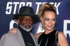 LeVar Burton and Jeri Ryan at Picard premiere