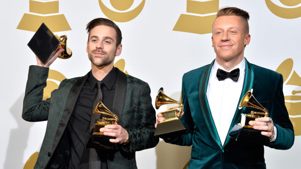 Macklemore & Ryan Lewis at the 56th Annual Grammy Awards in 2014