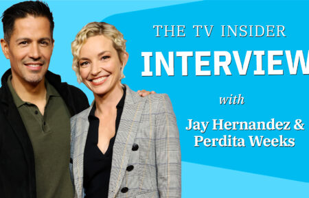 Jay Hernandez and Perdita Weeks of 'Magnum P.I.'