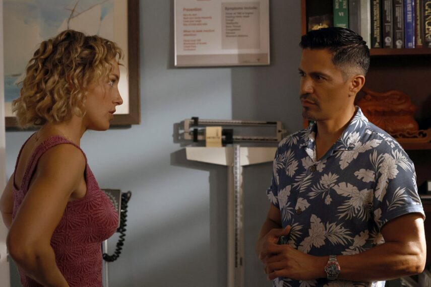 Perdita Weeks and Jay Hernandez in 'Magnum P.I.'